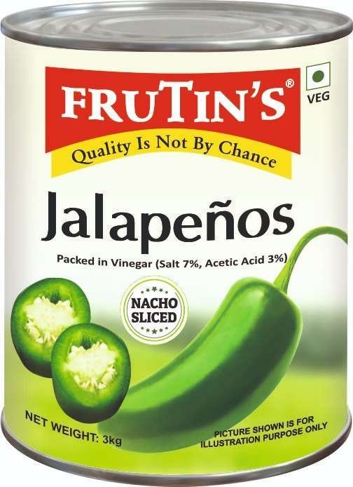 Frutin's Jalapenos Nacho Sliced - 3kg