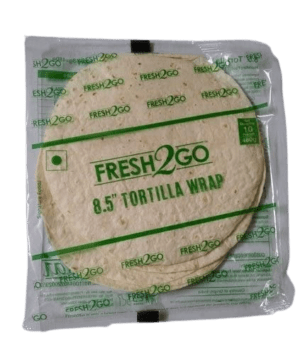 Fresh2Go 8.5" Tortilla Wrap Pouch 480gms - (10 Pcs)