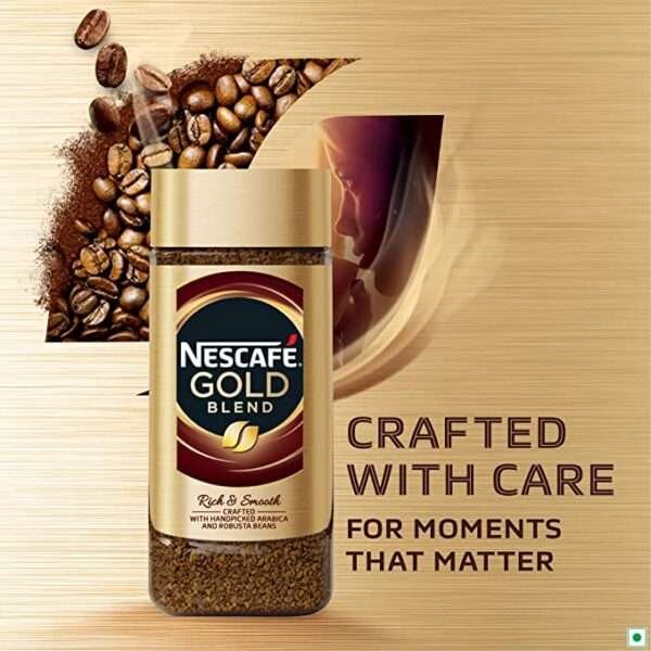 Nescafe Gold Rich and Smooth Coffee Powder, 100g Glass Jar