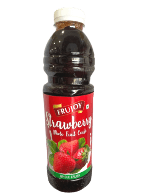 Frujoy Strawberry Whole Fruit Crush Bottle – 750 ml