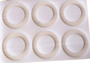 Silicone Mould Garnishing Sheet - Circle Shape