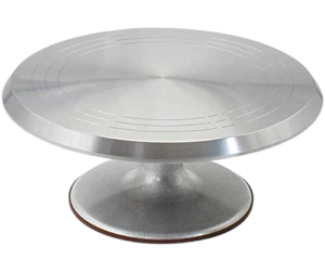 Stainless Steel Smooth Turntable Cake Stand