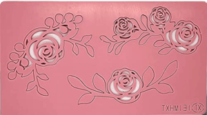 DIY Stamp Acrylic Rose Shape Cake Decorating - TXHM131