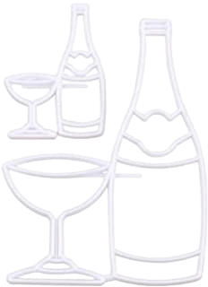 Cookie Cutter - Wine Bottle and Glass Shape