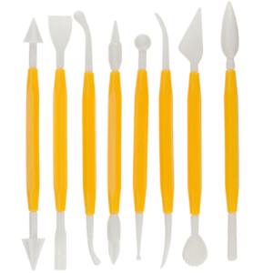 Clay Modelling Tools Set - 8 Pieces