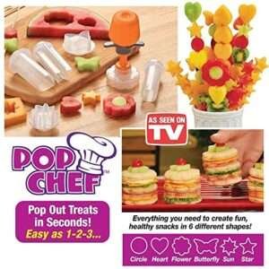 Pop Chef Fruit Cutter - Push, Pop & Eat!