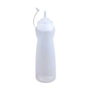 Plastic Sauce Bottle White