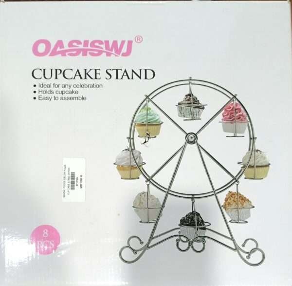 Stainless Steel Rotatable Cake Stand Ferris Wheel Decor Cupcake Holder
