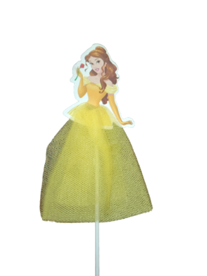 Cake Topper Paper Doll Tag