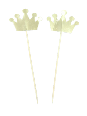 Signative Gold Cake Topper - Golden Crown Design (DT 2225 D)