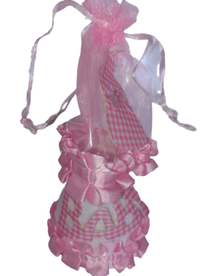 Basket for Chocolate/Gift Packing – Pink Fabric Baby Bucket