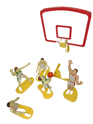 Decor Equip Basket Ball Team Toy Cake Topper Miniatures