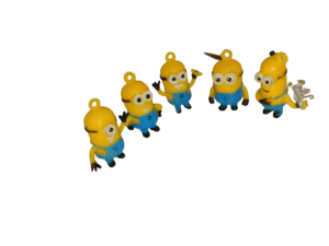 Decor Equip Minion Cartoon Toy Cake Topper Miniatures