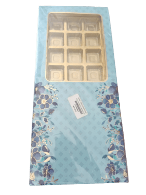 Decor Equip Gift Box | Chocolate Box | Cookies Box | – Big Blue Rectangle Shape Box – 24 Pcs