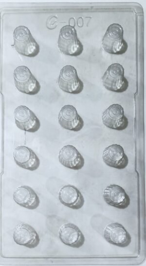 Plastic Chocolate Mould - Candy Shape - 007
