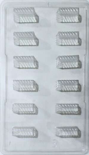 Plastic Chocolate Mould - Rectangle Shape - 027