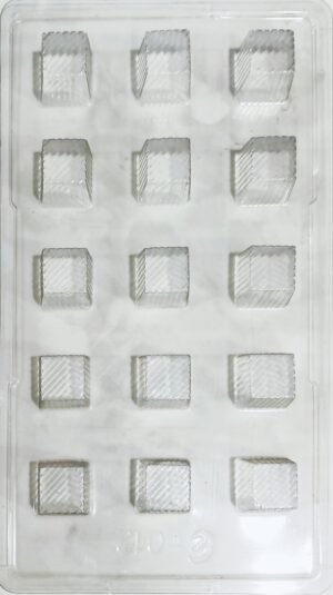 Plastic Chocolate Mould - Square Shape - 012