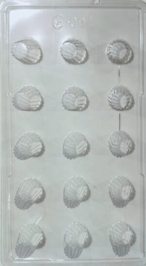 Plastic Chocolate Mould - Cupcake Shape - 097