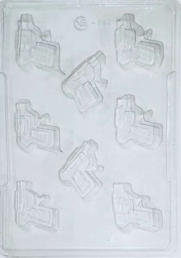 Plastic Chocolate Mould - Gun Shape - 082