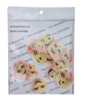 Premium Pre-Cut Edible Wafer Paper Cake Topper – Emoji – Tastycrafts