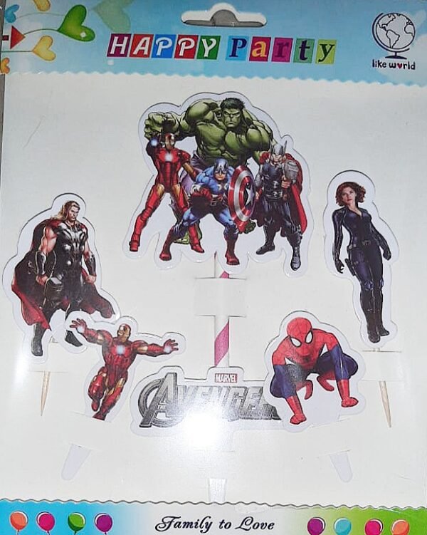 Decor Equip ‘Avengers Tag’ Cake Topper