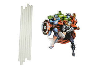 Decor Equip Avengers Tag Cake Topper