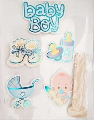 Decor Equip Baby Cake Tag Cake Topper