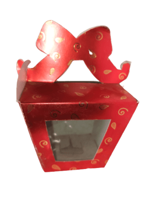 Decor Equip Gift Box | Chocolate Box | Cookies Box - Red House Shape