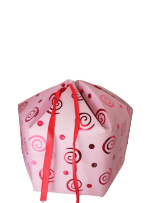 Decor Equip Gift Box | Chocolate Box | Cookies Box - Pink Round Shape
