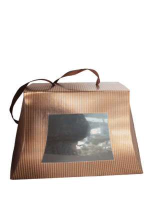 Decor Equip Gift Box | Chocolate Box | Cookies Box - Brown Handing Bag Shape Box