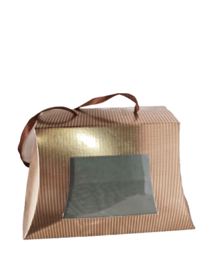 Decor Equip Gift Box | Chocolate Box | Cookies Box - Brown Handing Bag Shape Box
