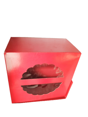 Decor Equip Gift Box | Chocolate Box | Cookies Box | Cake Box – Big Red Square Shape Box