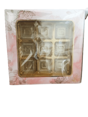 Decor Equip Gift Box | Chocolate Box | Cookies Box | – Medium Square Shape Box