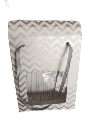 Decor Equip Gift Box | Chocolate Box | Cookies Box | – Medium Grey Hand Bag Shape Box