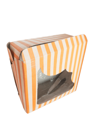 Decor Equip Gift Box | Chocolate Box | Cookies Box | Cake Box – Medium Orange Square Shape Box