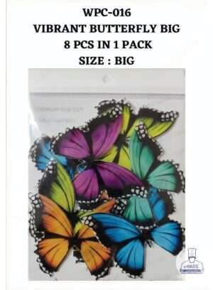 Premium Pre-Cut Edible Wafer Paper Cake Topper – Butterfly – Tastycrafts - WPC-016