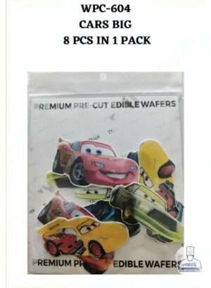 Edible Wafer Paper Cake Topper - Cars - Tastycrafts Premium Pre-Cut - WPC – 604