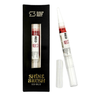 Edible Shine Brush Red- Sugar Shine India