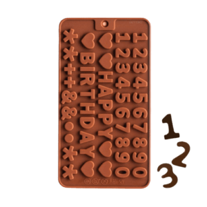 Silicone Chocolate Mould - Letters Shape