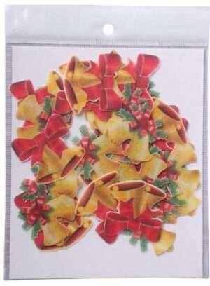 Edible Wafer Paper Cake Topper - Christmas Bell - Tastycrafts Premium Pre-Cut