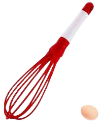 Whisk Plastic Red