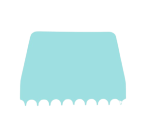 Fine Decor Trapezoid Comb Scrapper (Medium)