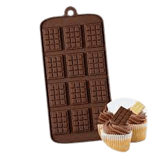 Silicone Chocolate Mould - Mini Square Shape