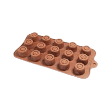 Silicone Chocolate Mould - Cupcake Candy Shape