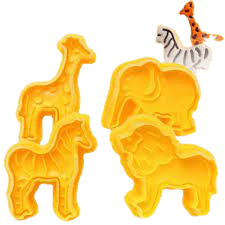 Sugarcraft Plunger Cutter Set - (Animal Shape)