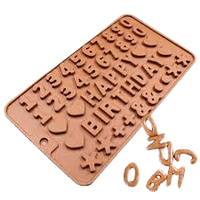 Silicone Chocolate Mould - Letters Shape