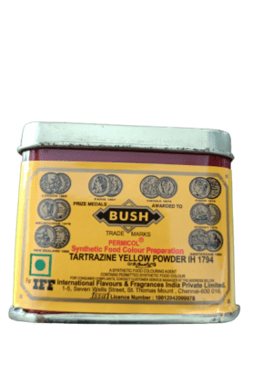 Bush Tartrazine Yellow Food Colour Powder – 100 gm
