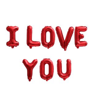 Decor Equip 'I Love You' Foil Balloon