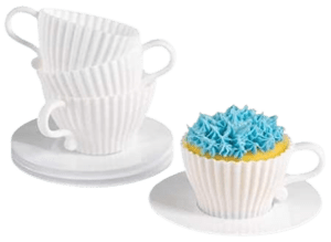 Decor Equip Bake & Serve Silicone Cup Cakes - 8 Pcs Set