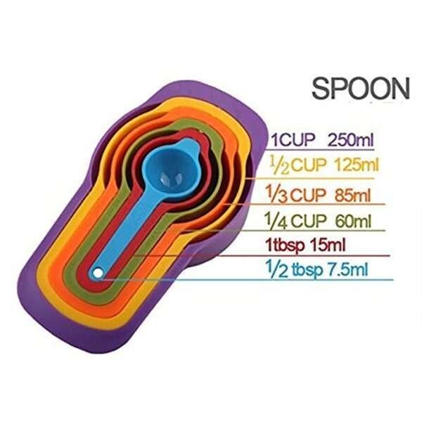Measurement Measuring Cups and Spoons Set - 6 Pcs